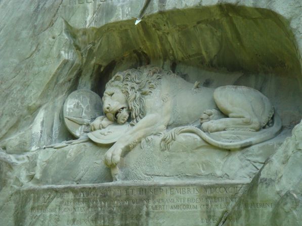 Умирающий лев, Люцерн