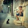 Мальчик флейта и котенок.jpg
